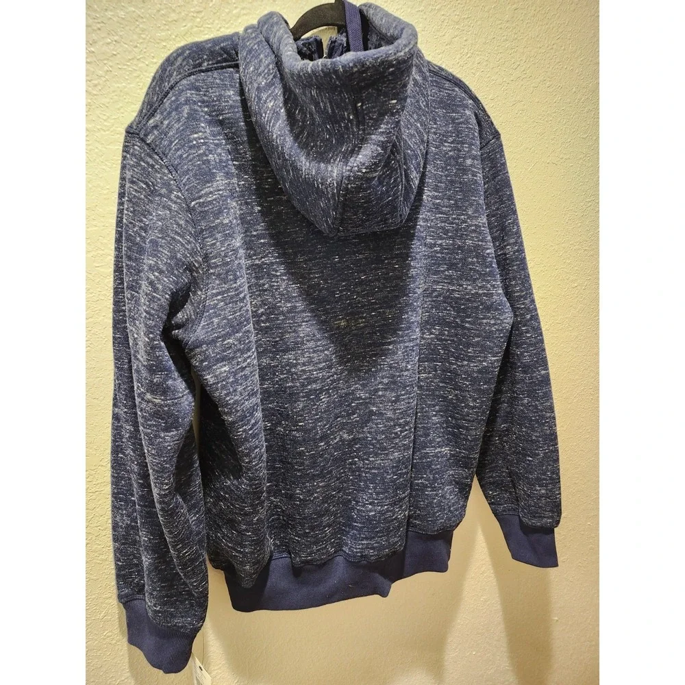 NFL Team Apparel Denver Broncos Blue Fleece lines Full Zip Hoodie Mens XL - Picture 7 of 8